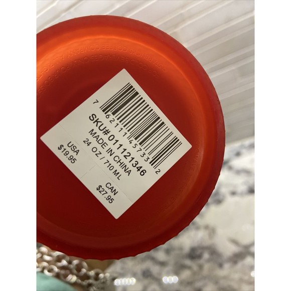 NEW 2020 Starbucks Matte Red Studded Tumbler  24oz Christmas Cup - Picture 4 of 4
